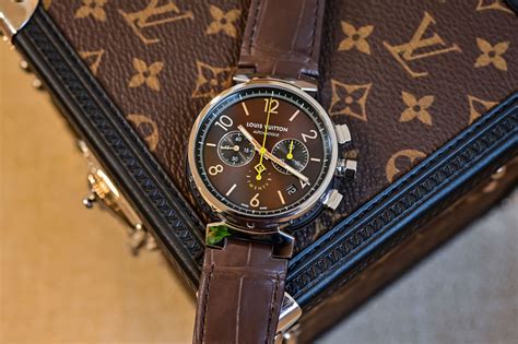 montre tambour louis vuitton|louis vuitton tambour chronograph watch.